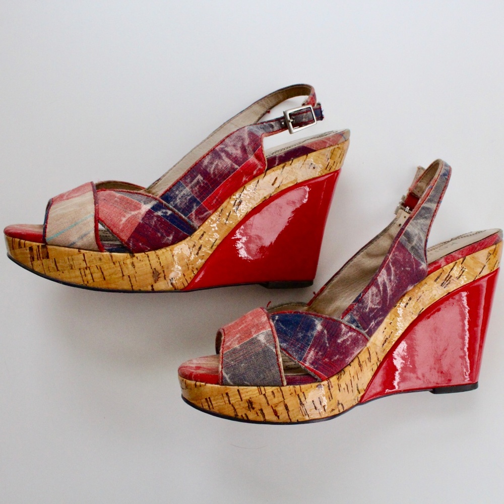 kenzie Wedge Open-Toe Sandal | Size 7 - Picture 3 of 8